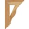 Ekena Millwork Funston Traditional Rough Sawn Bracket, Western Red Cedar, 4"W x 16"D x 24"H BKT04X16X24FST01RWR - alternate 4